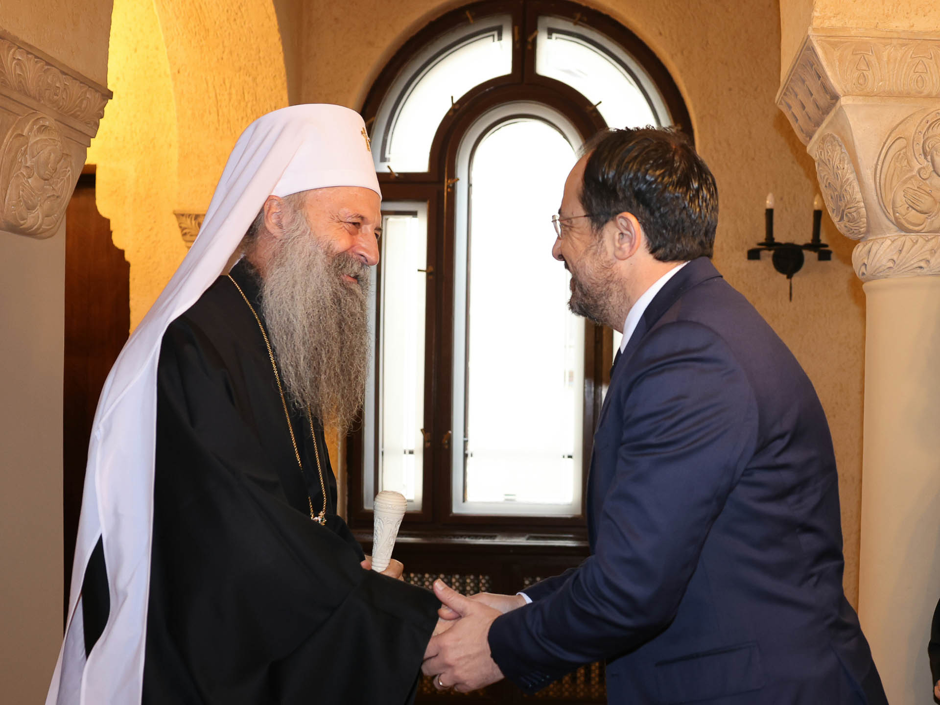 Serbian Patriarch Received Cypriot President