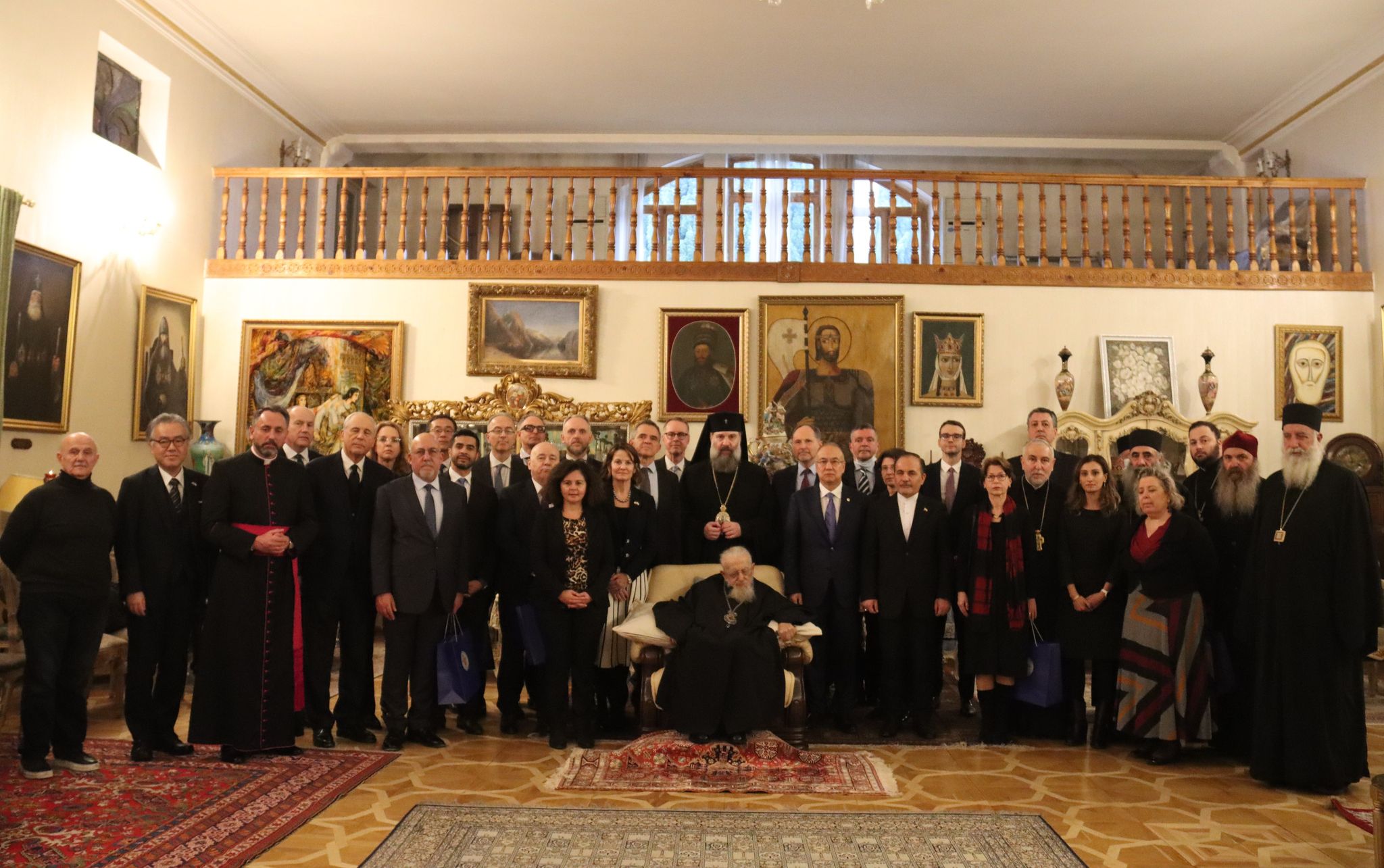 Georgian Church Hosts Reception for Diplomatic Corps, Discusses Peace and EU Candidacy