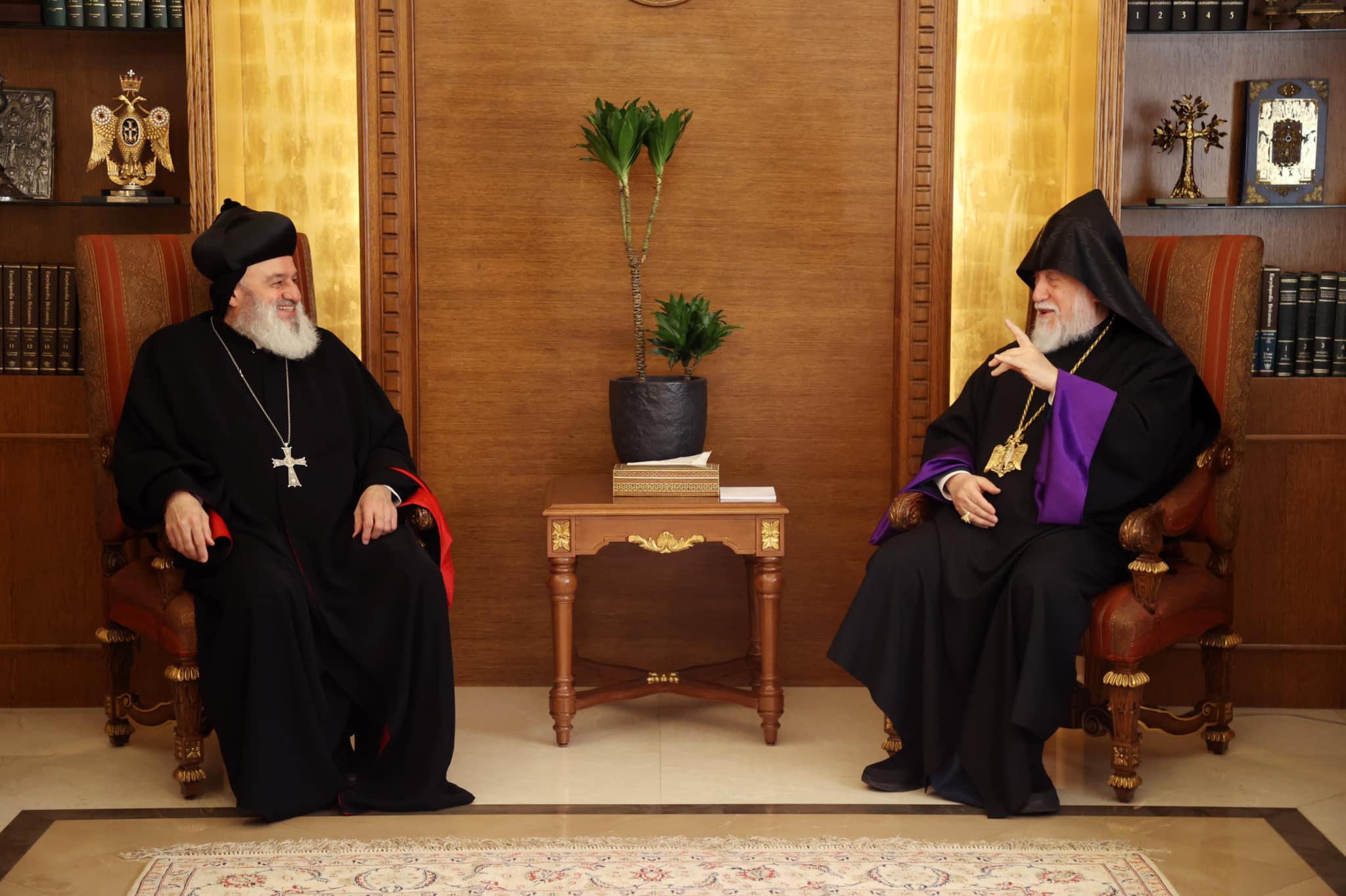 Catholicos Aram I and Patriarch Ignatius Aphrem II Foster Unity in Antelias Summit