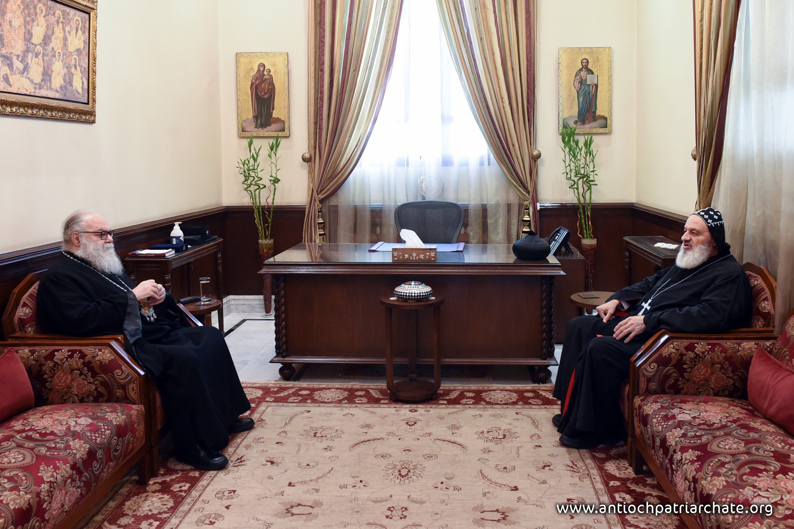 Patriarch John X Received Patriarch Ignatius Aphrem II