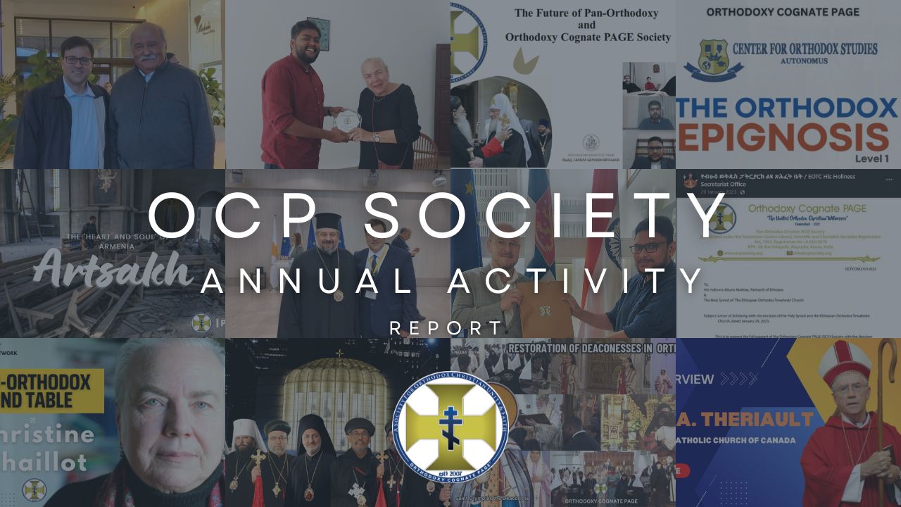 Orthodoxy Cognate PAGE Society – Annual Activity Report (2023) Published