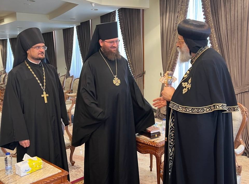 Coptic and Russian Orthodox Churches Convene: Bishop Konstantin Visits Patriarch Tawadros II