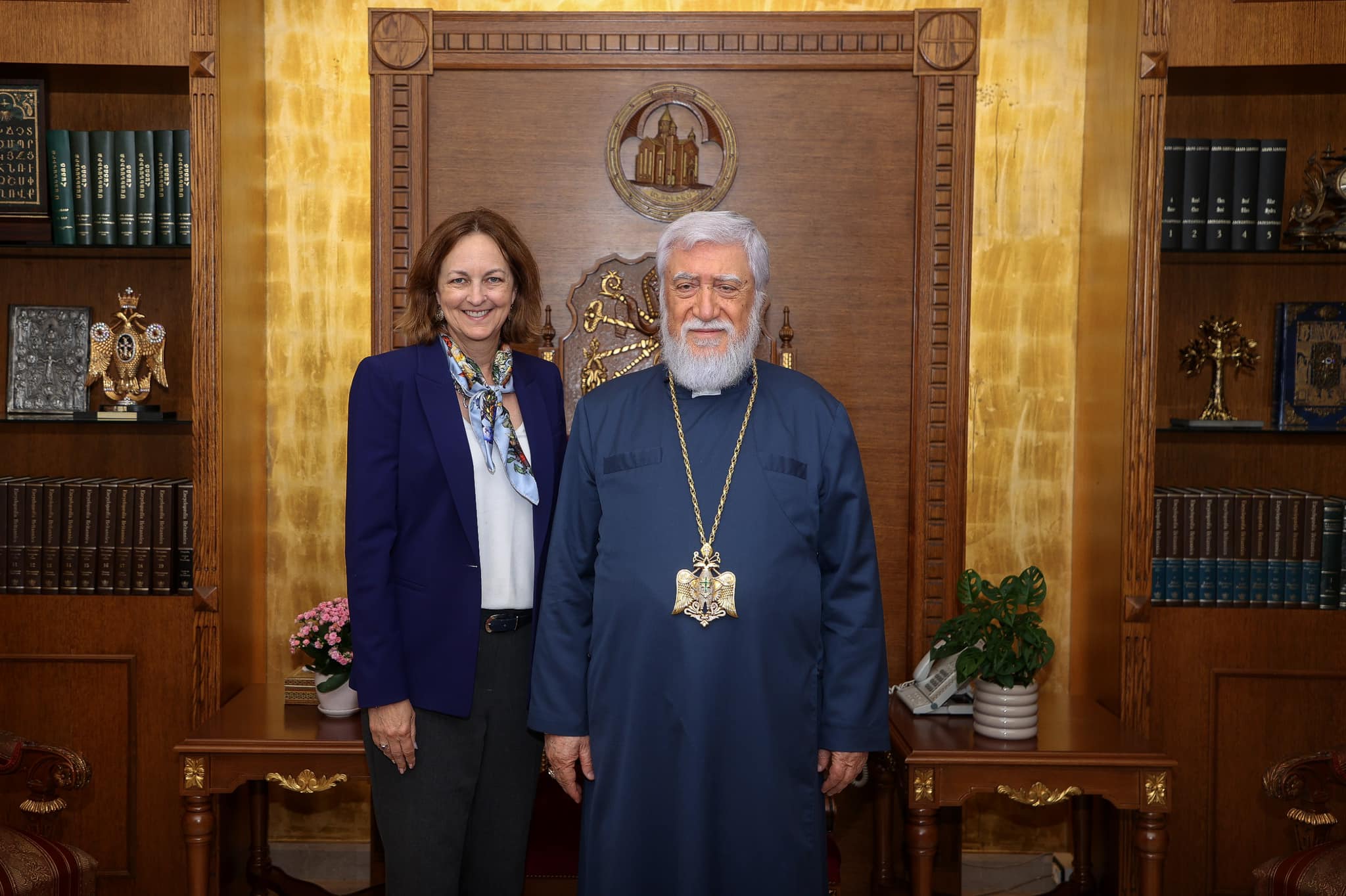 Catholicos Aram I and US Ambassador Hold Talks on Lebanon’s Future