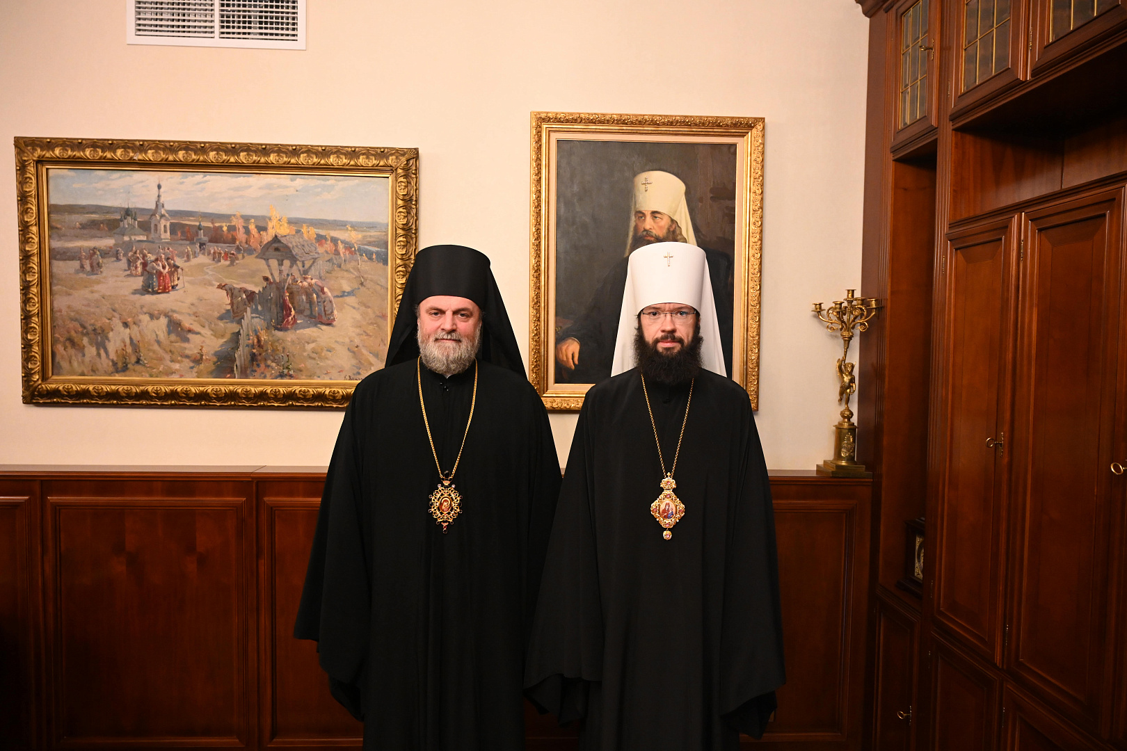 Metropolitan Anthony of DECR Welcomes New Serbian Orthodox Church Representative to the Moscow Patriarchal Throne