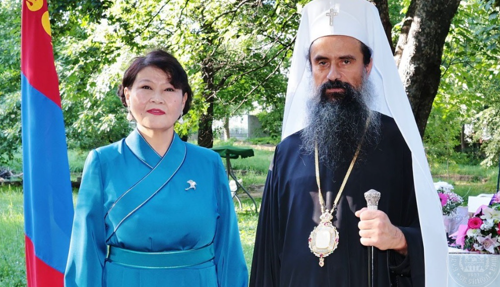 Bulgarian Patriarch Received in Both Mongolian and American Embassies, Calls for Strengthened Ties