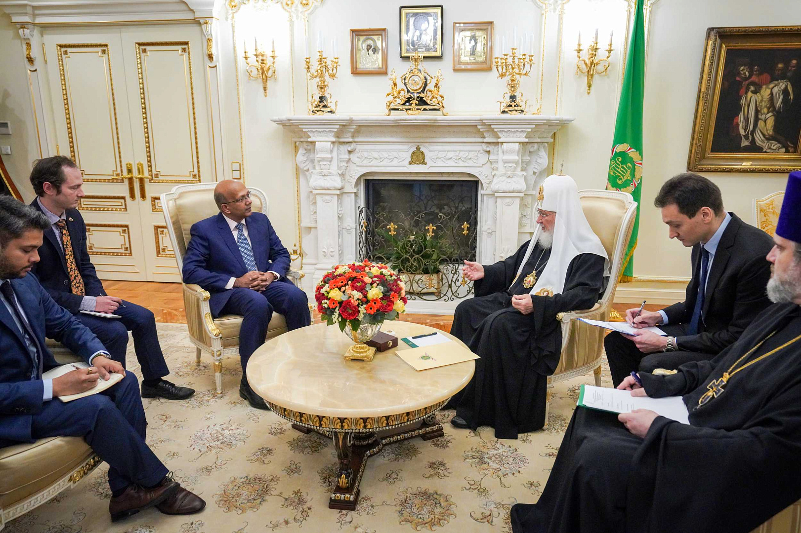 Patriarch Kirill Meets with Indian Ambassador in Moscow