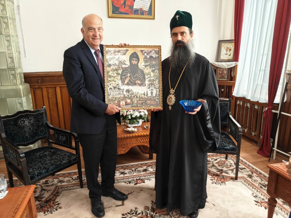 Patriarch Daniil Welcomes U.S. Ambassador Kenneth Merten