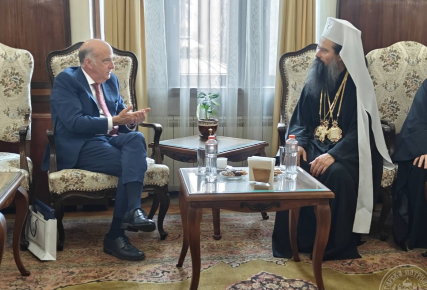 Patriarch Daniil Raises Concerns About Ukrainian Orthodox Church with U.S. Ambassador