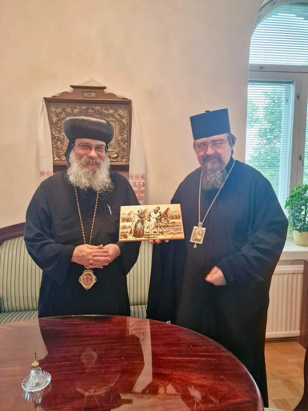 Coptic Bishop Abakir Fosters Ties with Finnish Orthodox Church