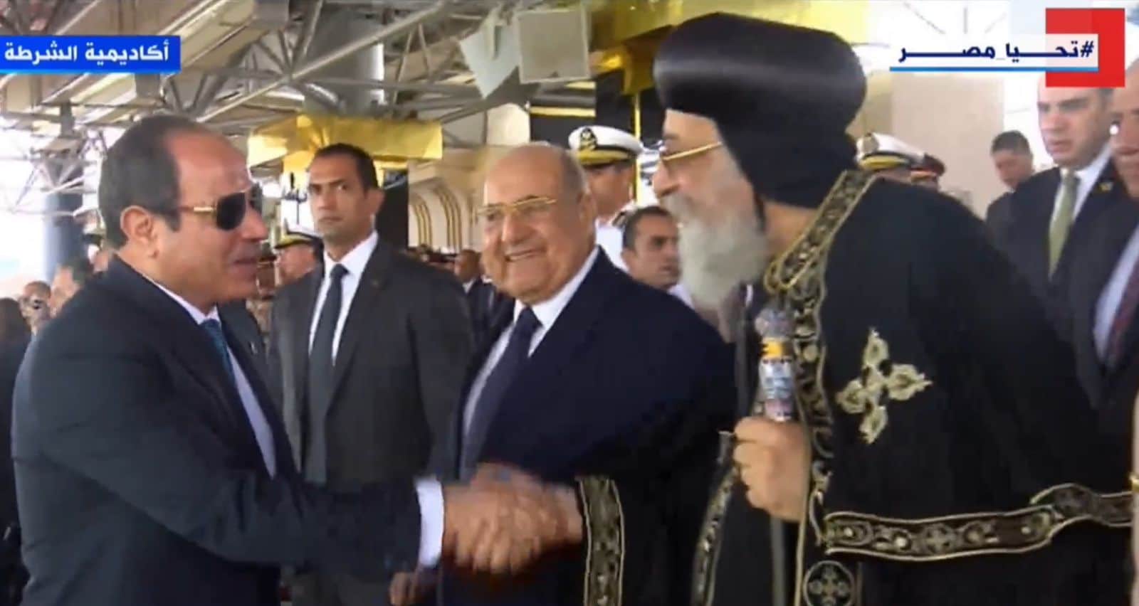 Pope Tawadros II Attends Police Academy Graduation Ceremony in Egypt