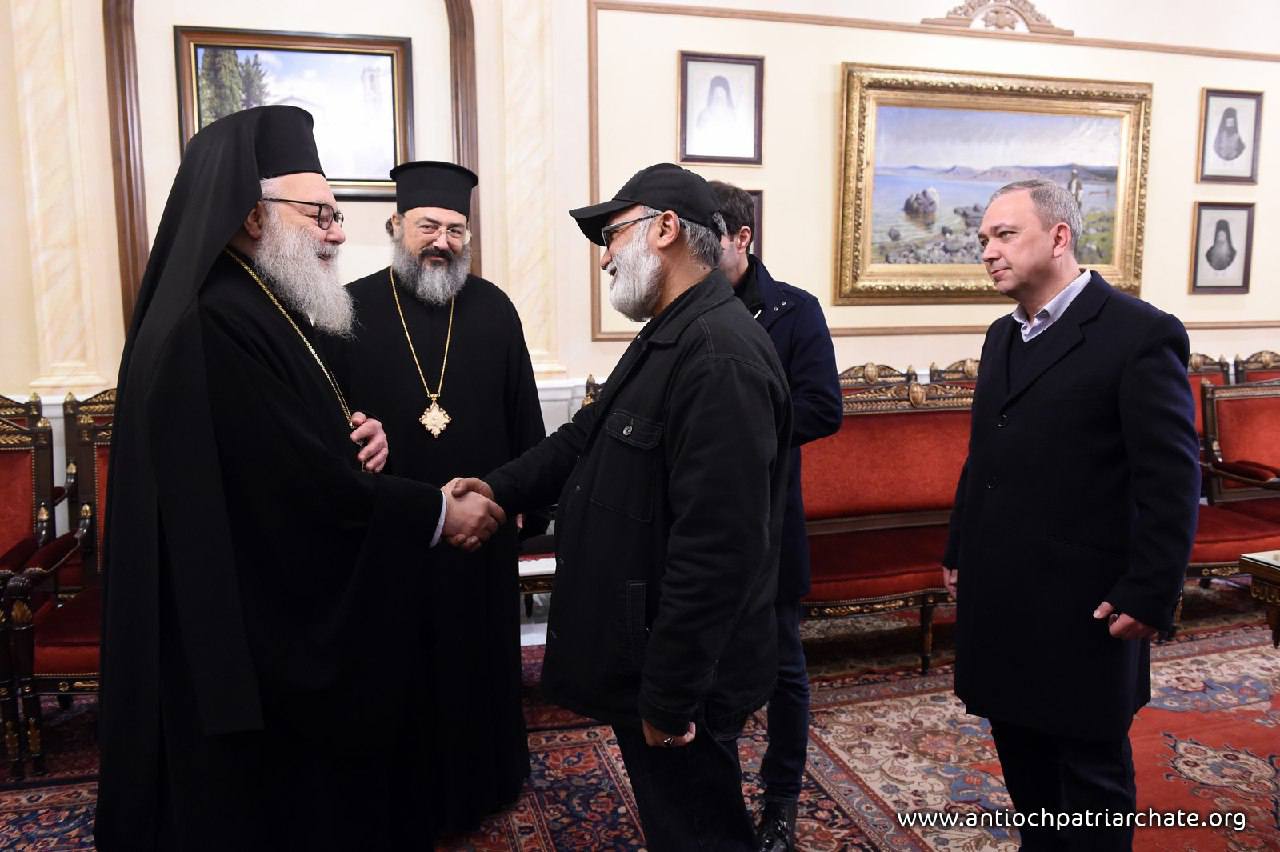 Patriarch John X Receives Envoy of New Syrian Administration