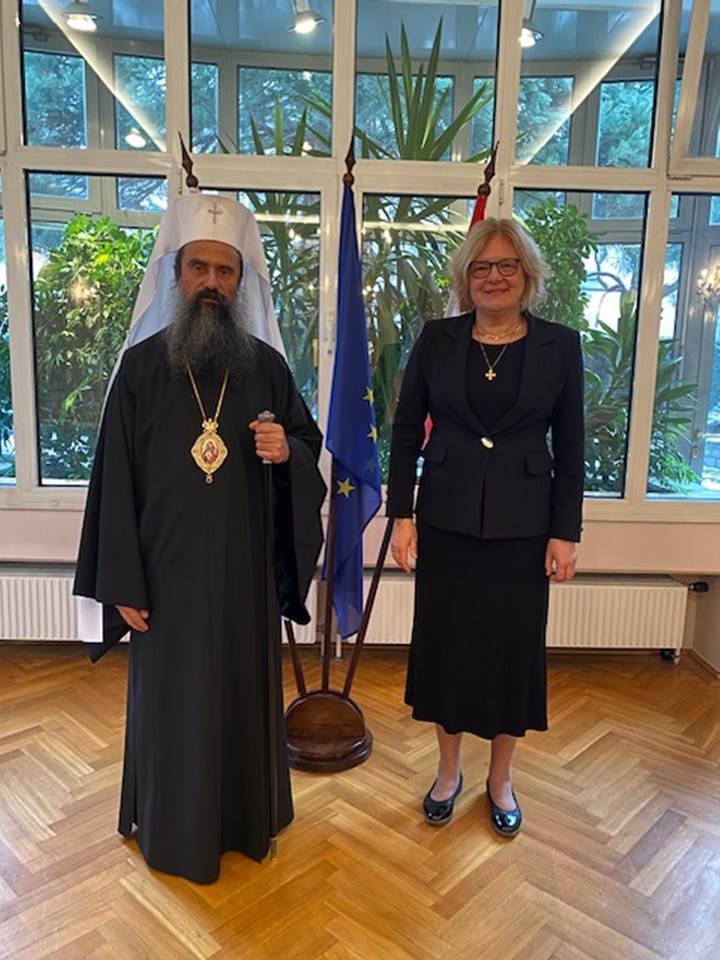 Bulgarian Patriarch Meets with Austrian Ambassador