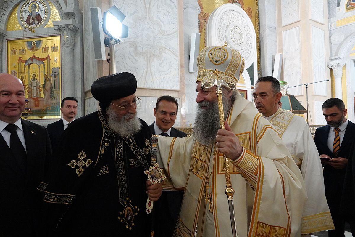 Historic Meeting: Serbian Patriarch Welcomes Pope Tawadros II in Belgrade Historic Meeting: Serbian Patriarch Welcomes Pope Tawadros II in Belgrade